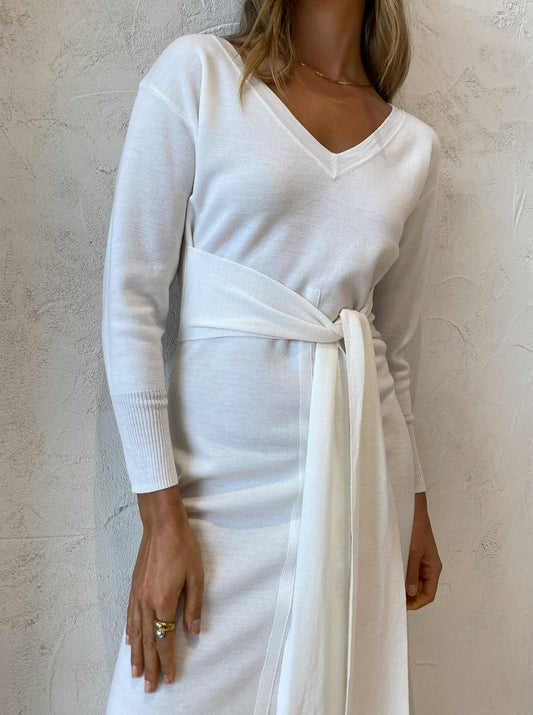 Manning Cartell Subtle Luxury L/S Knit Dress in Off White Coco & Lola Manning Cartell Subtle Luxury L/S Knit Dress in Off White Coco & Lola