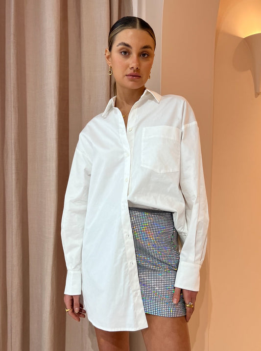 Manning Cartell Platinum Queen Mini Skirt in Silver