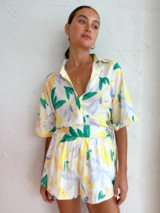 Mon Renn Fruitful Shirt in Fruitful Print