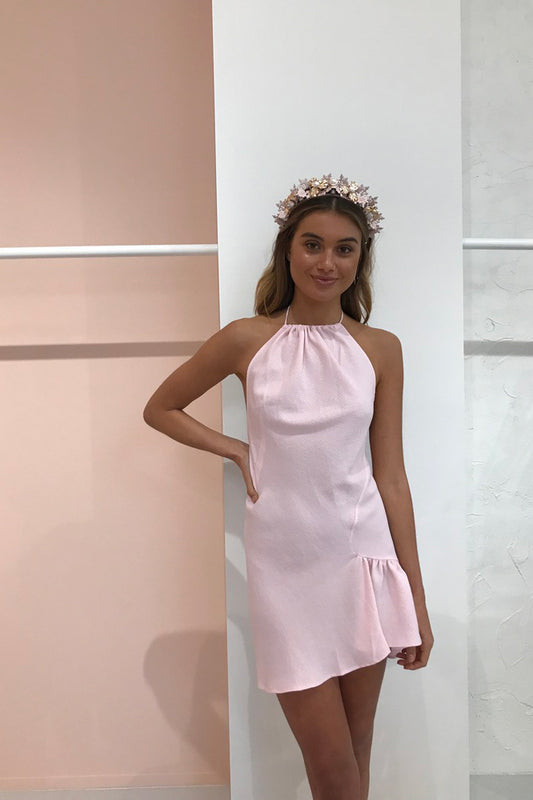 one fell swoop la californie mini dress One Fell Swoop La Californie Mini Dress in Ballet Pink – Coco & Lola