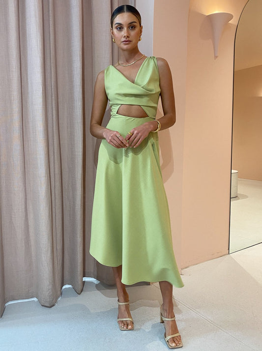 One Fell Swoop Marni Dress in Grass Coco & Lola One Fell Swoop Marni Dress in Grass Coco & Lola