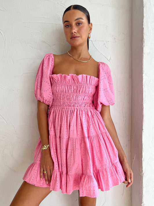 Palm Noosa Kub Dress in Pink