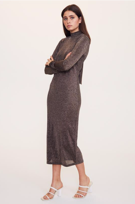 Vestire Pulp Fiction Dress in Gold