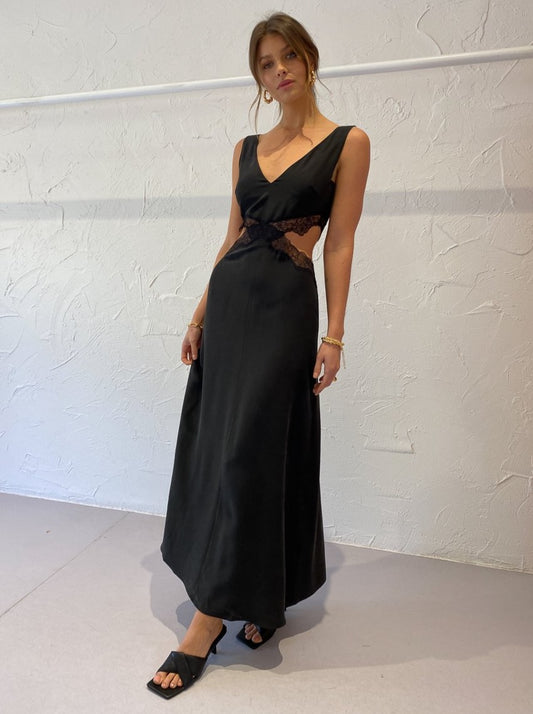 Sir Alma Cut Out Dress in Black