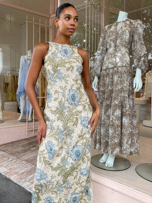 Sir Maev Slip Dress in Florence Print Coco & Lola Sir Maev Slip Dress in Florence Print Coco & Lola