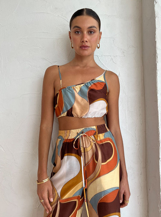 Sir Vista Draw String Pant in Vista Print