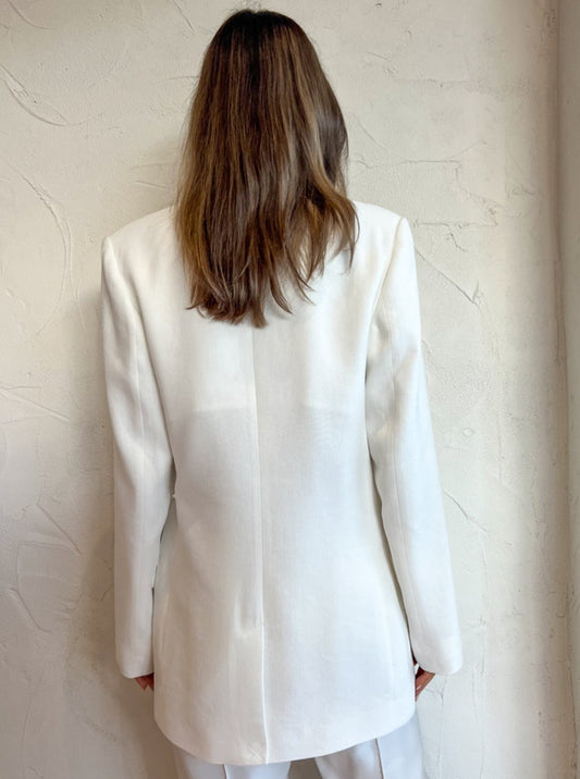 Sir Clemence Tie Blazer in Ivory