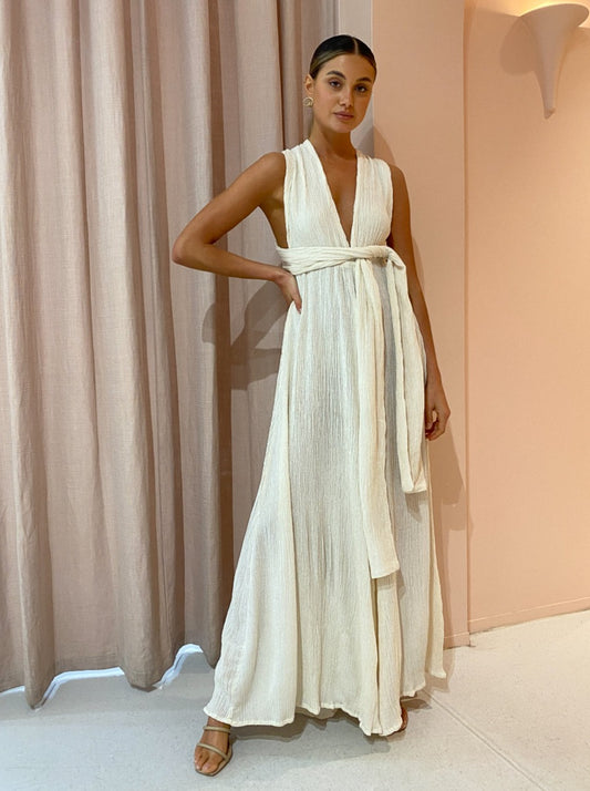 Savannah Morrow Arun Jumpsuit in Cream