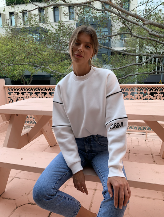 Camilla and Marc Sylvie Crew in Soft White