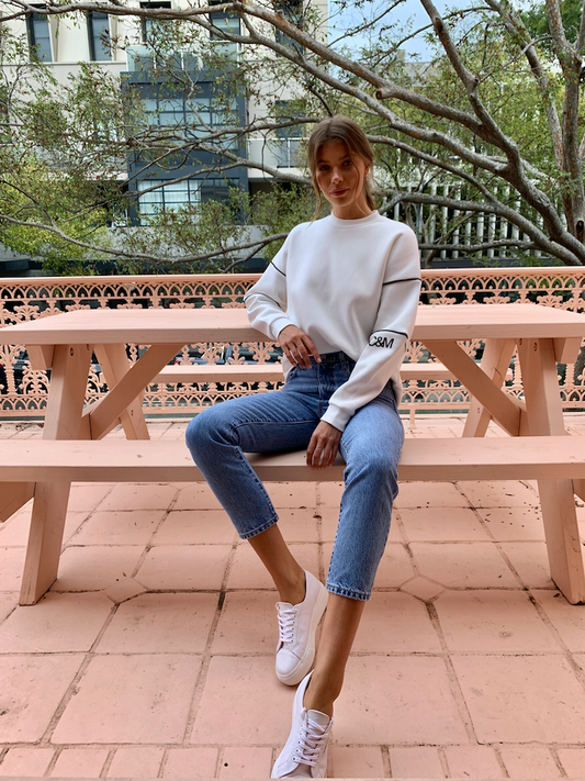 Camilla and Marc Sylvie Crew in Soft White