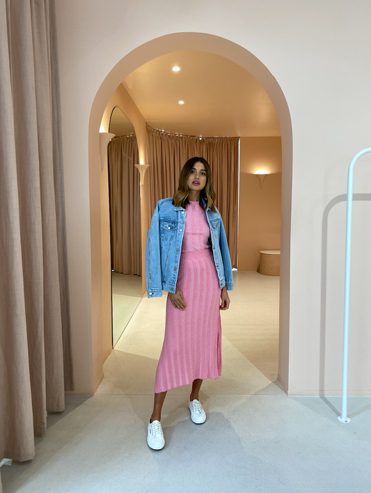 Hansen and Gretel Joyce Top in Taffy Pink