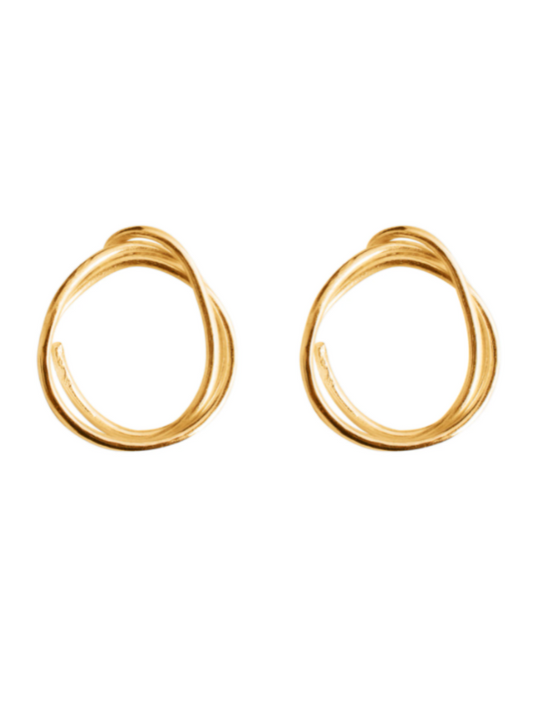 Released from Love Classic Hoop 005 in Gold