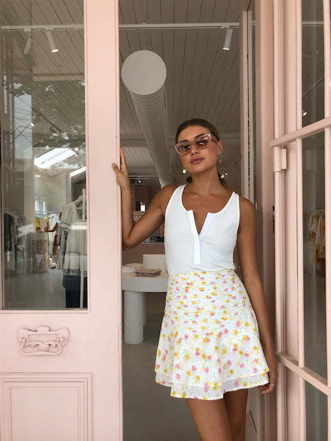 By Nicola GiGi Skirt in Golden Blooms