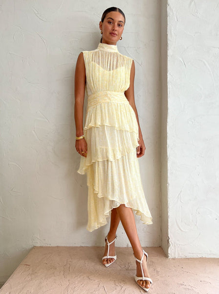 blue midi dress for wedding Jane Summers Zoey Blue & White Strapless Midi Bridal Shower & Wedding Guest Dress 2 / Blue Print , female , adult