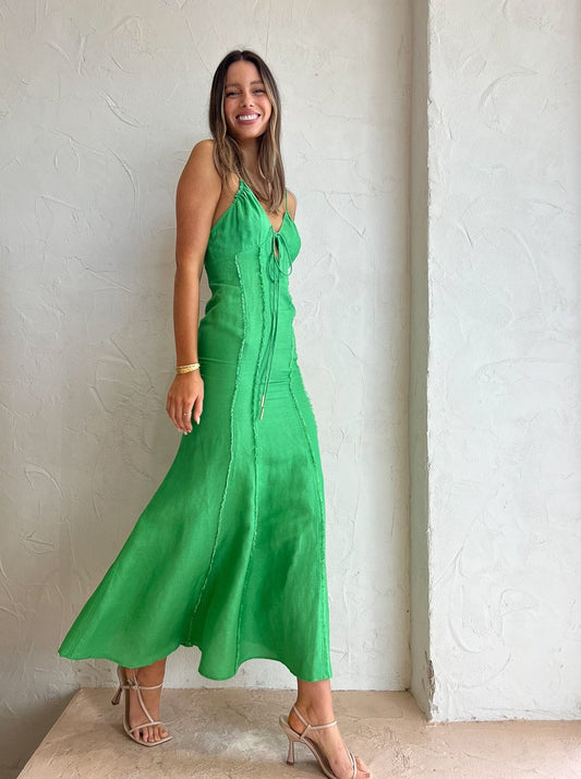 Significant Other Aleksandra Midi Dress in Sea Green