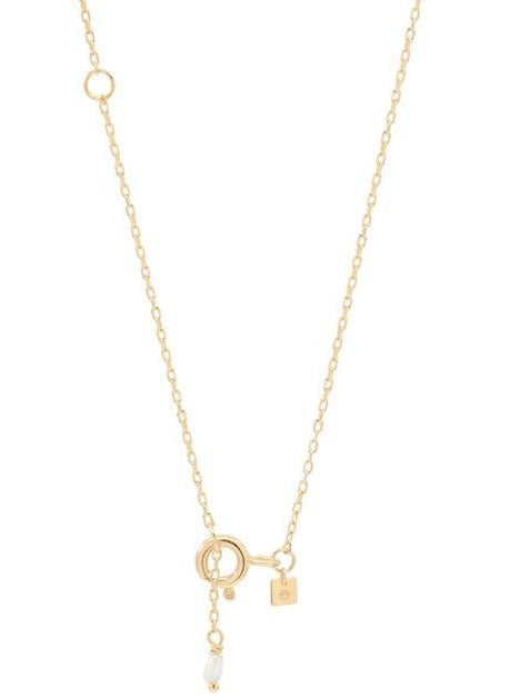 By Charlotte 14k Gold Love M Necklace in Gold