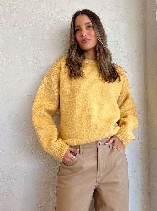 Sovere Sare Slouch Sweater in Golden