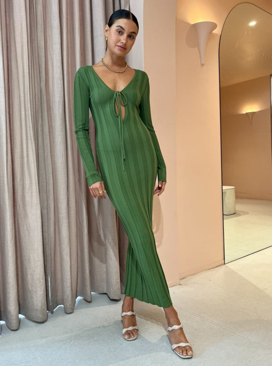 Third Form Liaison Knit Keyhole Maxi Dress in Juniper Coco & Lola Third Form Liaison Knit Keyhole Maxi Dress in Juniper Coco & Lola