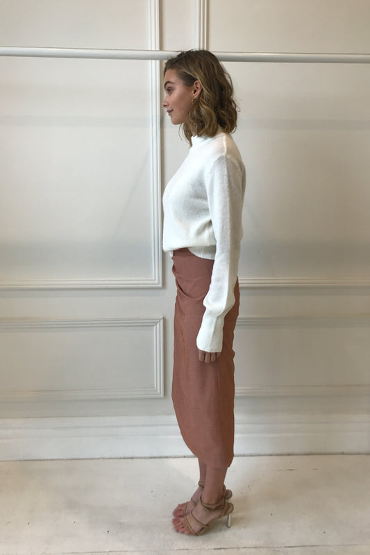 Vestire True Romance Skirt in Cognac