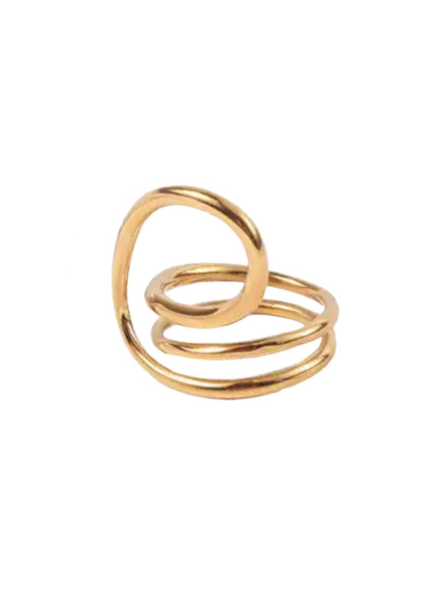 Porter Harp Ring in Gold – Coco & Lola