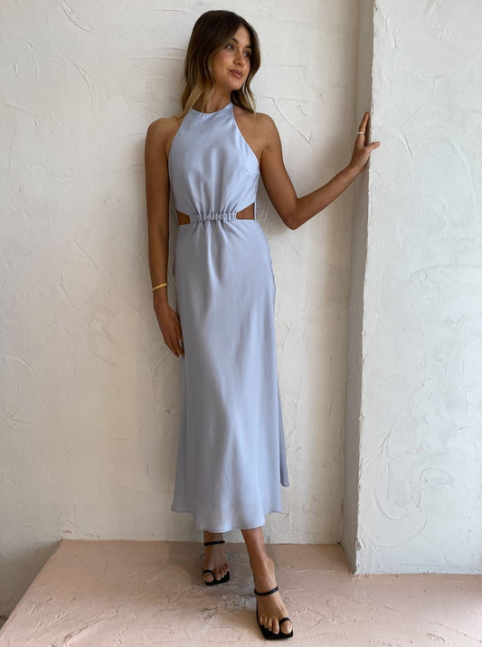 Viktoria & Woods Fluorescent Dress in Ice Blue Coco & Lola Viktoria & Woods Fluorescent Dress in Ice Blue Coco & Lola