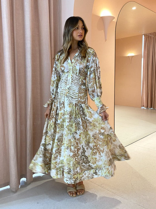 Alemais Bernadette Shirtdress In Multi