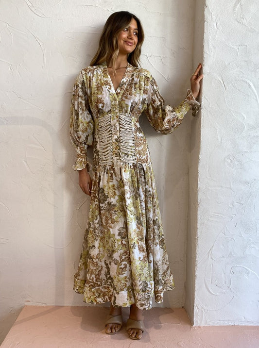 Alemais Bernadette Shirtdress In Multi