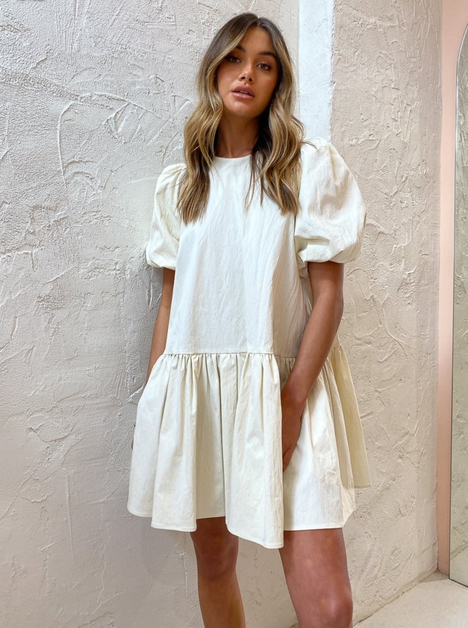 Camilla and Marc Mali Mini Dress in Ecru – Coco & Lola