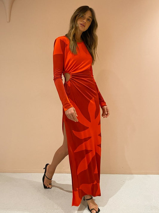 Manning Cartell Flame Tree L/S Dress in Red Coco & Lola Manning Cartell Flame Tree L/S Dress in Red Coco & Lola
